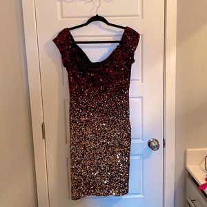 Off the shoulder Hollywood prom dress